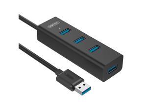 Unitek 4-Port USB 3.0 Hub Long Cable 48-inch with Micro USB Charging Port, Fast Data Transfer USB Hub Extender Extension Connector Compatible Windows PC, Mac, Surface Pro, Laptop, Printer, 4FT - Black Unitek 4-Port USB 3.0 Hub Long Cable 48-inch with Micro USB Charging Port, Fast Data Transfer USB Hub Extender Extension Connector Compatible Windows PC, Mac, Surface Pro, Laptop, Printer, 4FT - Black