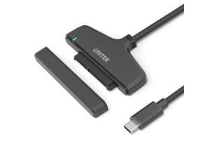 SATA to USB-C Cable, Unitek USB-C (Thunderbolt 3) to SATA III Hard Driver Adapter w/UASP Compatible for 2.5 inch HDD and SSD