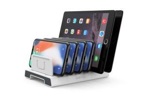 Unitek Adjustable Universal Multi Device Organizer Dock Stand Holder Compatible iPhone, iPad, Kindle, Fire Tablet, Samsung Galaxy, Google Nexus, Pixel, All Electronic Devices