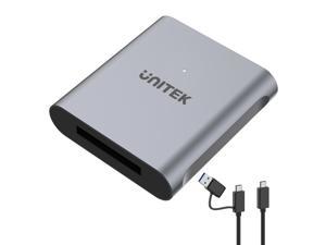 CFexpress Card Reader, Unitek USB 3.2 Type C to CFexpress Type B, Portable Aluminum Memory Card Adapter, Support for Thunderbolt 3 Port Connection, Compatible for SanDisk Sony TOPSSD Card