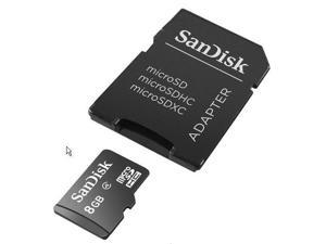 SanDisk Class 4 C4 Ultra microSDHC micro SD HC SDHC TF Memory Card 8G 8GB W/ ADAPTER + Plastic Case SDSDQAB-008G