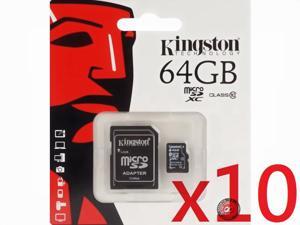 Kingston Canvas Select 16GB MicroSD HC Class 10 Memory Card UHS-I TF 80MB//s SDCS2//16GB LOT of 10 with Dual Slot USB 3.0 MemoryMarket MicroSD /& SD Memory Card Reader 10 Pack