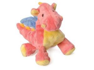 goDog Mini Baby Dragon Dog Toy with Chew Guard, Coral Pink QP770801 QUAKER PET GROUP goDog Mini Baby Dragon Dog Toy with Chew Guard, Coral Pink QP770801 QUAKER PET GROUP