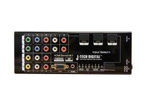 J-Tech Digital JTD-0801 Multi-Functional HDMI Converter with 8 Inputs to 1 HDMI Output
