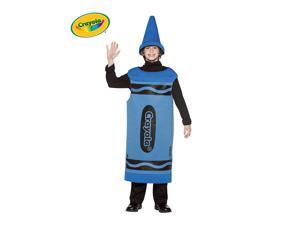 Blue Crayola Crayon Child Costume Tween 10-12 Blue Crayola Crayon Child Costume Tween 10-12