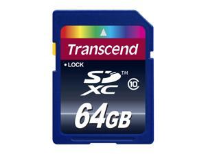 Transcend 64GB Class 10 SDXC Flash Memory Card (TS64GSDXC10E) Transcend 64GB Class 10 SDXC Flash Memory Card (TS64GSDXC10E)