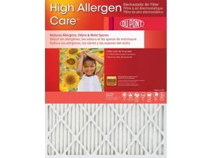 16x25x1 DuPont High Allergen Care Electrostatic Air Filter (4 Pack) 16x25x1 DuPont High Allergen Care Electrostatic Air Filter (4 Pack)
