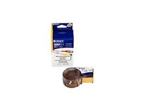 BRADY M21-1250-427 Label Tape Cartridge, Black on White, Labels/Roll: Continuous BRADY M21-1250-427 Label Tape Cartridge, Black on White, Labels/Roll: Continuous