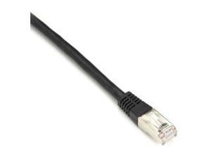 CAT6 250-MHz Shielded, Stranded Cable SSTP (PIMF), PVC, Black, 1-ft. (