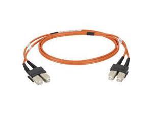 Multimode, 50-Micron Duplex Fiber Optic Cable, PVC, SC-SC, 10-m (32.8- Multimode, 50-Micron Duplex Fiber Optic Cable, PVC, SC-SC, 10-m (32.8-