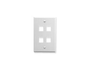FACE PLATE-4-WHITE (Individual) FACE PLATE-4-WHITE (Individual)