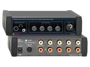 EZ Series Stereo Audio Input Switch w/ RCA,3.5mm, & 1/4 headphone output EZ Series Stereo Audio Input Switch w/ RCA,3.5mm, & 1/4 headphone output