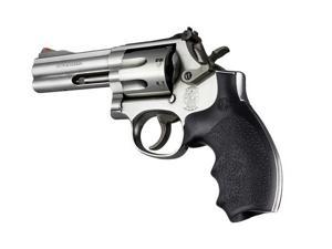 Hogue 62000 Rubber Black For S&W K-Frame & L-Frame Round Butt Revolvers Bantam
