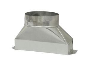 Deflecto DGT36 Galvanized Round Transition (6") Deflecto DGT36 Galvanized Round Transition (6")
