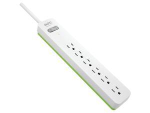 APC PE66W SurgeArrest 6-Outlet Surge Protector 6ft Cord White APC PE66W SurgeArrest 6-Outlet Surge Protector 6ft Cord White