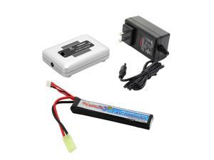 Tenergy TN267 1-4 Cells Li-PO/Li-Fe Balance Charger + Tenergy 7.4V 1000mAh Li-Po Airsoft Stick Battery Pack Tenergy TN267 1-4 Cells Li-PO/Li-Fe Balance Charger + Tenergy 7.4V 1000mAh Li-Po Airsoft Stick Battery Pack