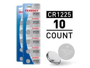 Tenergy 10pcs CR1225 3V Alkaline Button Cells Tenergy 10pcs CR1225 3V Alkaline Button Cells