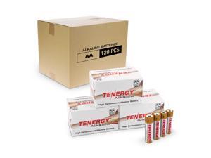 Combo: 120pcs Tenergy AA Size (LR6) Alkaline Batteries Combo: 120pcs Tenergy AA Size (LR6) Alkaline Batteries