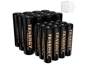 Tenergy Premium PRO Rechargeable AA and AAA Batteries, High Capacity NiMH 2800mAh AA 1100mAh NiMH AAA Batteries, 24 Pack 12AA and 12AAA Rechargeable Batteries Tenergy Premium PRO Rechargeable AA and AAA Batteries, High Capacity NiMH 2800mAh AA 1100mAh NiMH AAA Batteries, 24 Pack 12AA and 12AAA Rechargeable Batteries