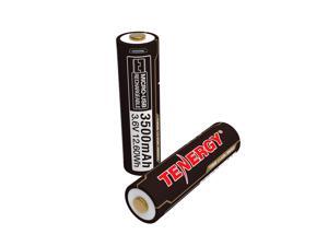 Tenergy T35B 3500mAh 3.6V 18650 Battery, USB Rechargeable Lithium Ion Battery, High Capacity Button Top Battery, for 18650 Flashlight with Safety Control Circuit (2-Pack) Tenergy T35B 3500mAh 3.6V 18650 Battery, USB Rechargeable Lithium Ion Battery, High Capacity Button Top Battery, for 18650 Flashlight with Safety Control Circuit (2-Pack)