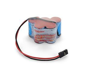Tenergy NiMH Receiver Battery with Hitec Connector, 6V 1600mAh High Capacity Rechargeable Side by Side Hump Battery Pack for RC Cars Tenergy NiMH Receiver Battery with Hitec Connector, 6V 1600mAh High Capacity Rechargeable Side by Side Hump Battery Pack for RC Cars