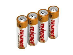 Tenergy 1.5V AA Alkaline Battery, High Performance AA Non-Rechargeable Batteries for Clocks, Remotes, Toys & Electronic Devices, Replacement AA Cell Batteries, 4-Pack Tenergy 1.5V AA Alkaline Battery, High Performance AA Non-Rechargeable Batteries for Clocks, Remotes, Toys & Electronic Devices, Replacement AA Cell Batteries, 4-Pack