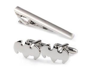 Silver Batman Cufflinks Including a Tie Clip Silver Batman Cufflinks Including a Tie Clip