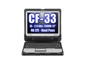 Panasonic Toughbook CF-33 i5-7300U 2.60GHz 4G LTE Dual Pass, 256GB SSD, 8GB Ram, Windows 10 Pro Panasonic Toughbook CF-33 i5-7300U 2.60GHz 4G LTE Dual Pass, 256GB SSD, 8GB Ram, Windows 10 Pro