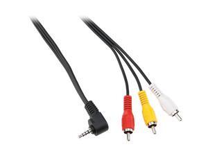 Pearstone Mini AV to 3 RCA Cable (6 ft) Pearstone Mini AV to 3 RCA Cable (6 ft)