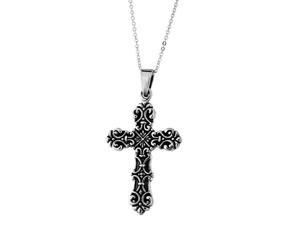 Large Sterling Silver Filigree Cross Large Sterling Silver Filigree Cross