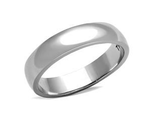 Classic Style Stainless Steel Smooth Wedding Band, Size 10 Classic Style Stainless Steel Smooth Wedding Band, Size 10