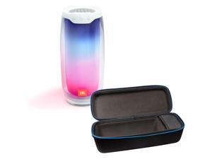 JBL Pulse 4 White Bluetooth Speaker w/divvi! Hardshell Case JBL Pulse 4 White Bluetooth Speaker w/divvi! Hardshell Case