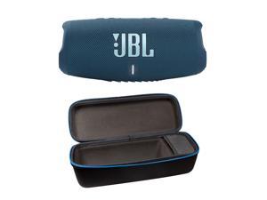JBL Charge 5 Blue Bluetooth Speaker & divvi Hardshell Case Kit