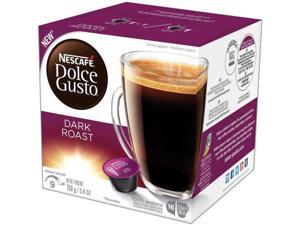 Nestle USA NES77317 Dolce Gusto Dark Roast Coffee Capsules, Brown Nestle USA NES77317 Dolce Gusto Dark Roast Coffee Capsules, Brown