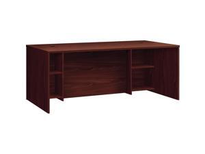 HON Desk Shell w/Breakfront 72"x36"x29" Mahogany LM7236BFN HON Desk Shell w/Breakfront 72"x36"x29" Mahogany LM7236BFN