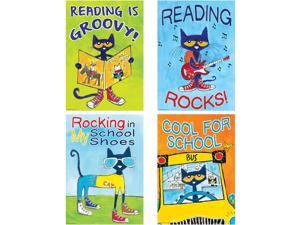 Teacher Created Resources Posters Pete the Cat 13-3/8"x19" 4 Posters/ST Multi Teacher Created Resources Posters Pete the Cat 13-3/8"x19" 4 Posters/ST Multi