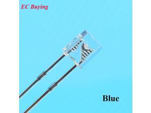 EC Buying 100pcs 2X3X4 LED Blue Transparent DC Rectangle LED-Light Emitting Diode 2 * 3 * 4 mm Ultra Bright Bulb EC Buying 100pcs 2X3X4 LED Blue Transparent DC Rectangle LED-Light Emitting Diode 2 * 3 * 4 mm Ultra Bright Bulb