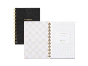 Notebook, 1 Subject, Colleg Rule, Black Cover, 8.5 x 5.75, 80 Sheets 100628 Notebook, 1 Subject, Colleg Rule, Black Cover, 8.5 x 5.75, 80 Sheets 100628