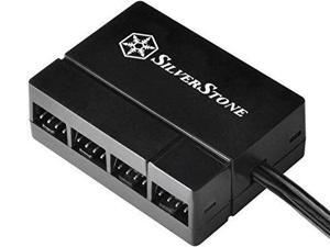 SilverStone Technology CPF04 All Black 1-to-8 PWM Fan Hub SilverStone Technology CPF04 All Black 1-to-8 PWM Fan Hub