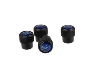 Ford Car Accessories Round valve Caps Black Ford Car Accessories Round valve Caps Black