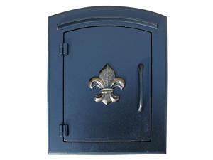 Fleur De Lis Door Column Mount Cast Aluminum Mailbox Fleur De Lis Door Column Mount Cast Aluminum Mailbox