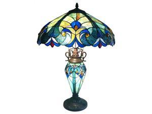 Victorian Double Lit Table Lamp