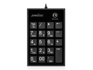 Perixx PPD-202U Wired Slim Numeric Keypad WITH 19 keys, Scissor Keys with Tab Key and Num Lock, Black Perixx PPD-202U Wired Slim Numeric Keypad WITH 19 keys, Scissor Keys with Tab Key and Num Lock, Black