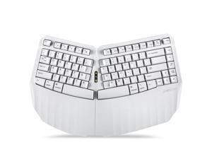 Perixx PERIBOARD-613B Mini Wireless Ergonomic Split Keyboard with Dual 2.4G and Bluetooth Mode - Compatible with Windows 10 and Mac OS X System - Black - US English Perixx PERIBOARD-613B Mini Wireless Ergonomic Split Keyboard with Dual 2.4G and Bluetooth Mode - Compatible with Windows 10 and Mac OS X System - Black - US English