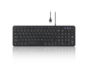 Perixx PERIBOARD-213U Wired Silent USB Scissor Keyboard - 14.45x4.76x0.70 Inches Compact Design with Number Pad - Black - US English Layout Perixx PERIBOARD-213U Wired Silent USB Scissor Keyboard - 14.45x4.76x0.70 Inches Compact Design with Number Pad - Black - US English Layout