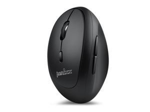 Perixx Perimice-719L Wireless 2.4 GHz Ergonomic Vertical Mouse - Portable Small Design - 105x67x58 mm - Left Handed - Optical Mouse 3 DPI 800/1200/1600