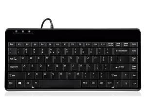 Perixx PERIBOARD-409P Mini PS/2 Keyboard - PS2 Interface - Piano Black Logo-Free Design - US English Layout - 12.40x5.79x0.79 Inch Compact Size - 1.8 meter long cable Perixx PERIBOARD-409P Mini PS/2 Keyboard - PS2 Interface - Piano Black Logo-Free Design - US English Layout - 12.40x5.79x0.79 Inch Compact Size - 1.8 meter long cable