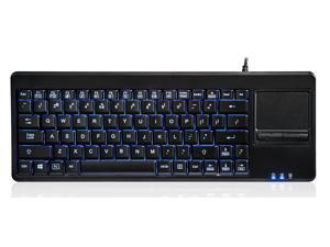 Perixx PERIBOARD-315H, Wired USB LED Backlit Keyboard with Touchpad, with Buit-In Trackpad and 2 USB Ports, Portable Compact Size Illuminated Keyboard, Black, US Layout Perixx PERIBOARD-315H, Wired USB LED Backlit Keyboard with Touchpad, with Buit-In Trackpad and 2 USB Ports, Portable Compact Size Illuminated Keyboard, Black, US Layout