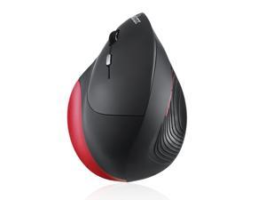 Perixx PERIMICE-718 Left Handed Vertical 2.4G Wireless Mouse Programmable Bottons 3 DPI For Large Hands