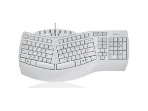 Perixx PERIBOARD-512 Wired Ergonomic Natural Split Keyboard with 7 Multimedia Keys, White Perixx PERIBOARD-512 Wired Ergonomic Natural Split Keyboard with 7 Multimedia Keys, White
